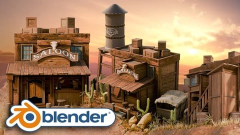 Master Blender 3D with Wild West Environments