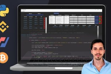 Cryptocurrency Trading Bot with a User Interface in Python