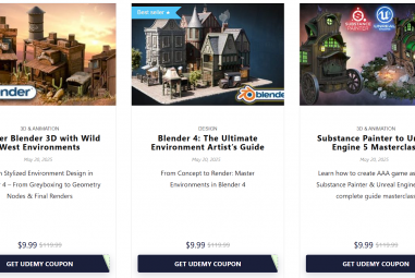 Master 3D Art & Game Design with These Top Udemy Courses