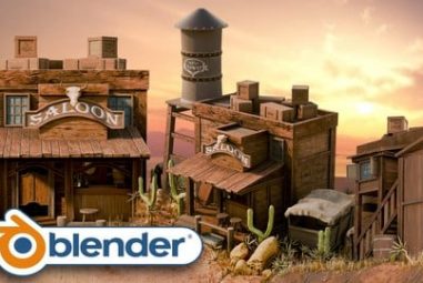 Master Blender 3D with Wild West Environments