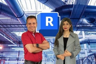 Revit MEP- HVAC- Duct Design, Revit 3D Modeling